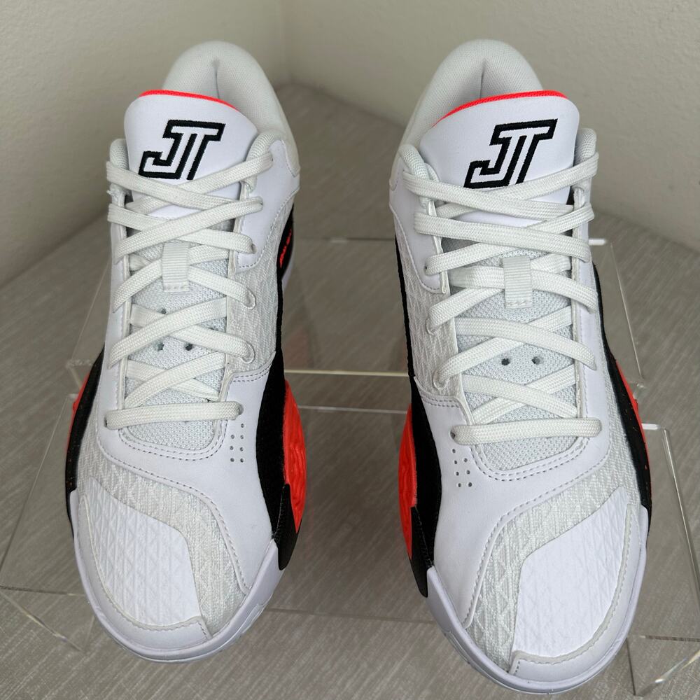 Jordan Tatum 2 Red Cement Basketball Shoes White Black Crimson Mens 7 FJ6457-106 - Picture 10 of 10